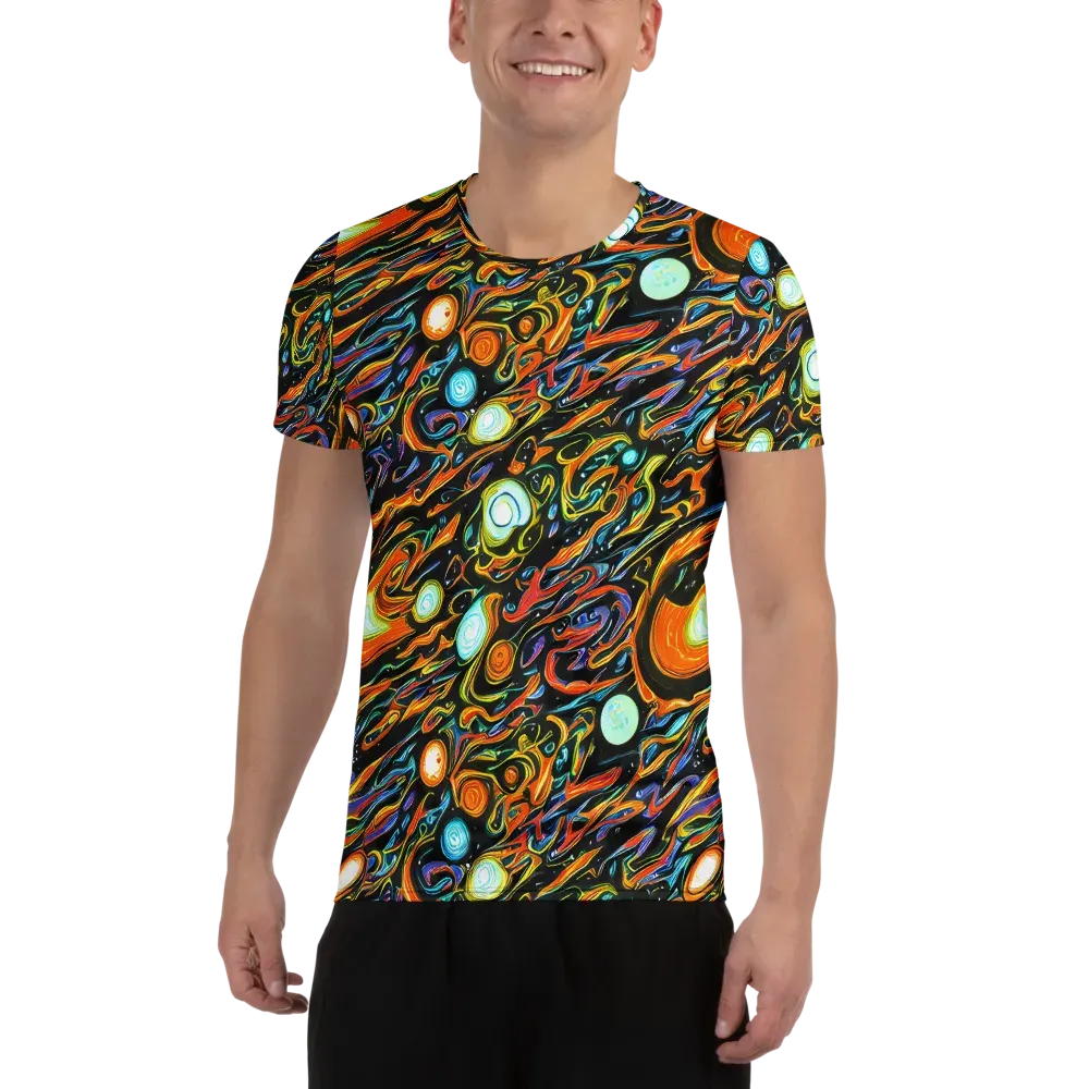 Solar Rush on Men's Athletic T-Shirt — Front