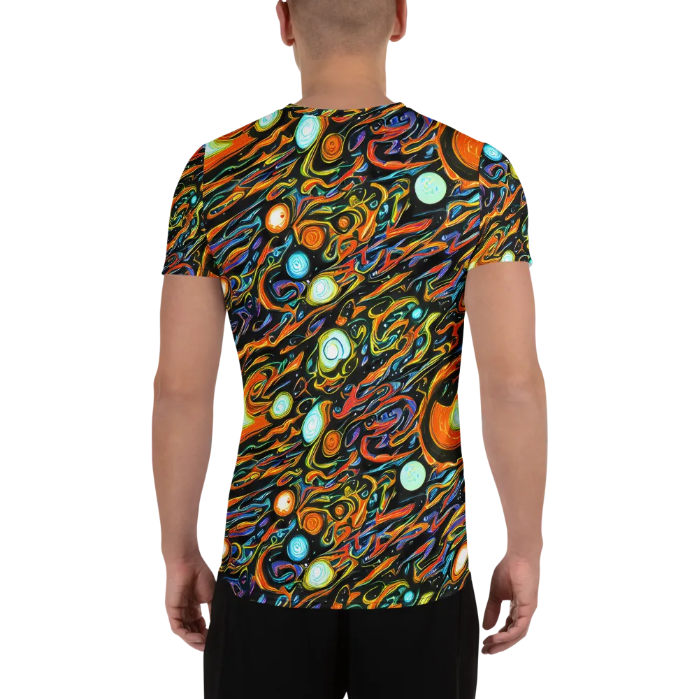 Solar Rush on Men's Athletic T-Shirt — Back