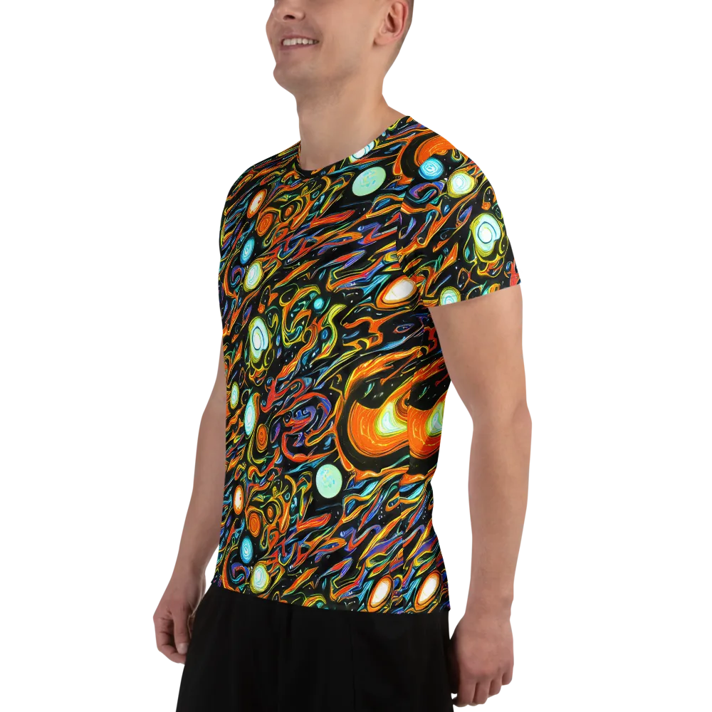 Solar Rush on Men's Athletic T-Shirt — Left