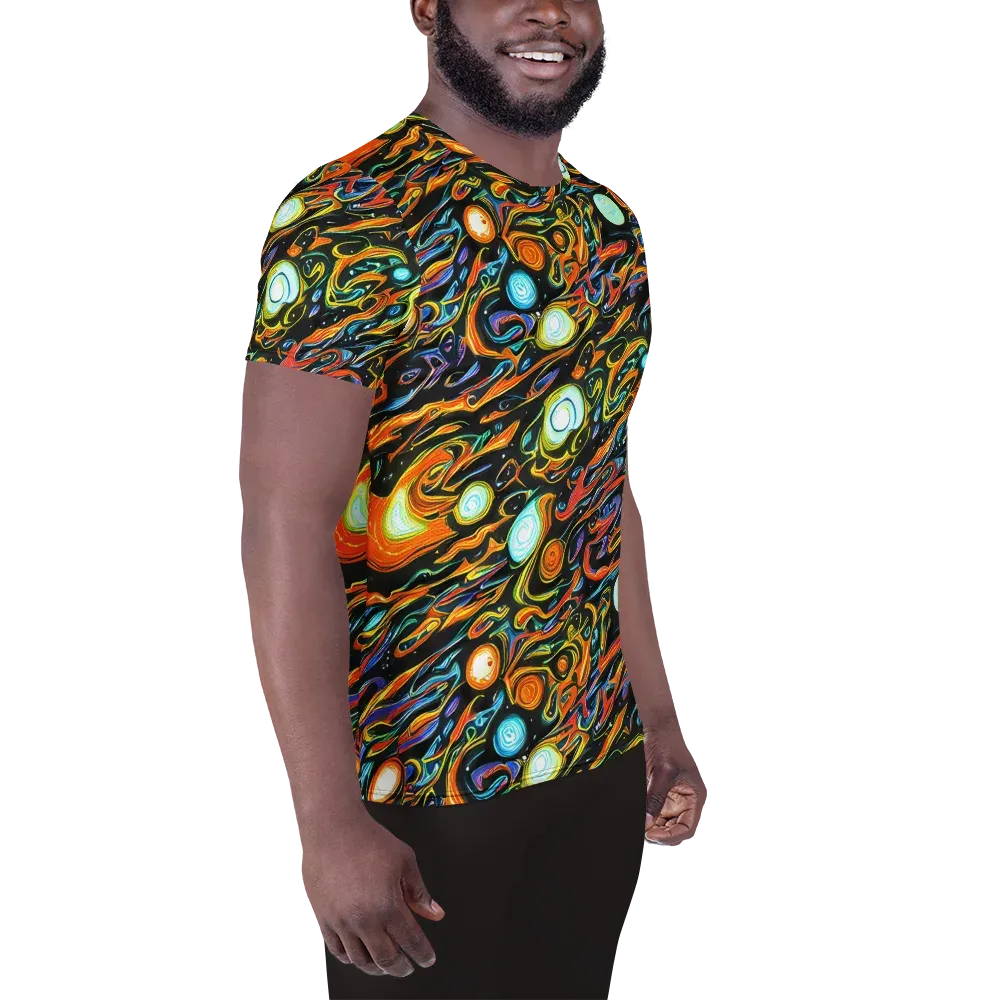 Solar Rush on Men's Athletic T-Shirt — Right