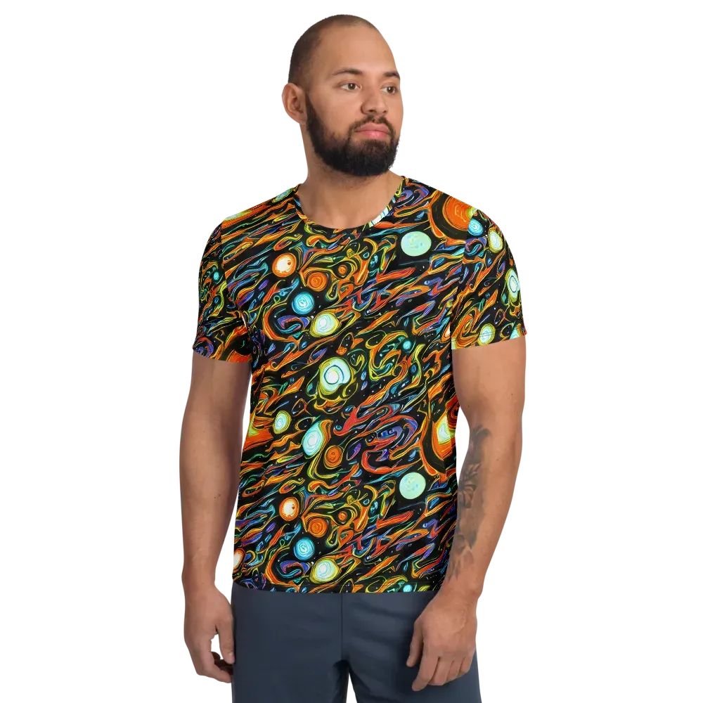Solar Rush on Men's Athletic T-Shirt — Front