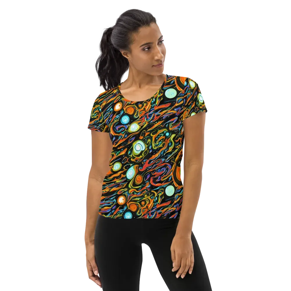 Solar Rush on Women's Athletic T-Shirt — Front