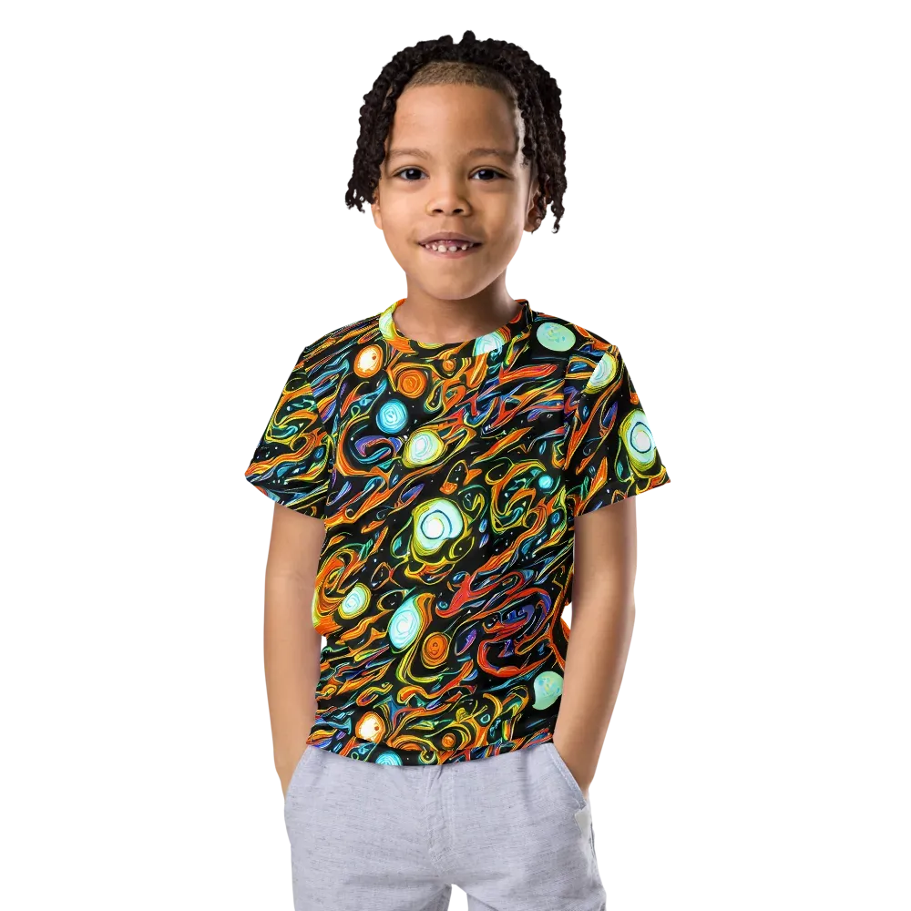 Solar Rush on Kids Crew Neck T-Shirt — Front