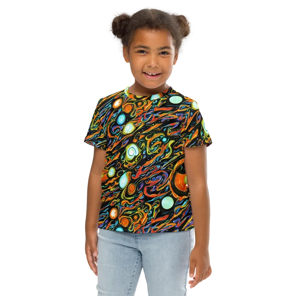Solar Rush on Kids Crew Neck T-Shirt — Front