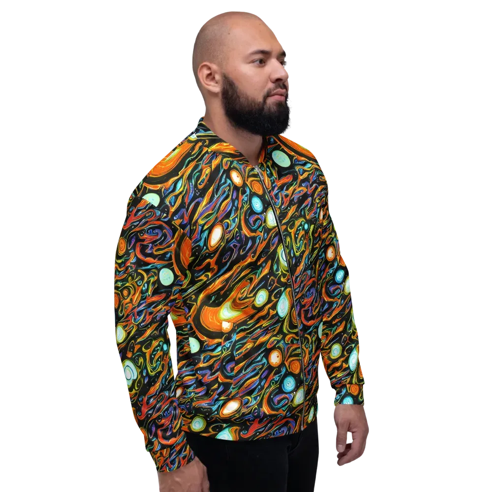 Solar Rush on Bomber Jacket — Right