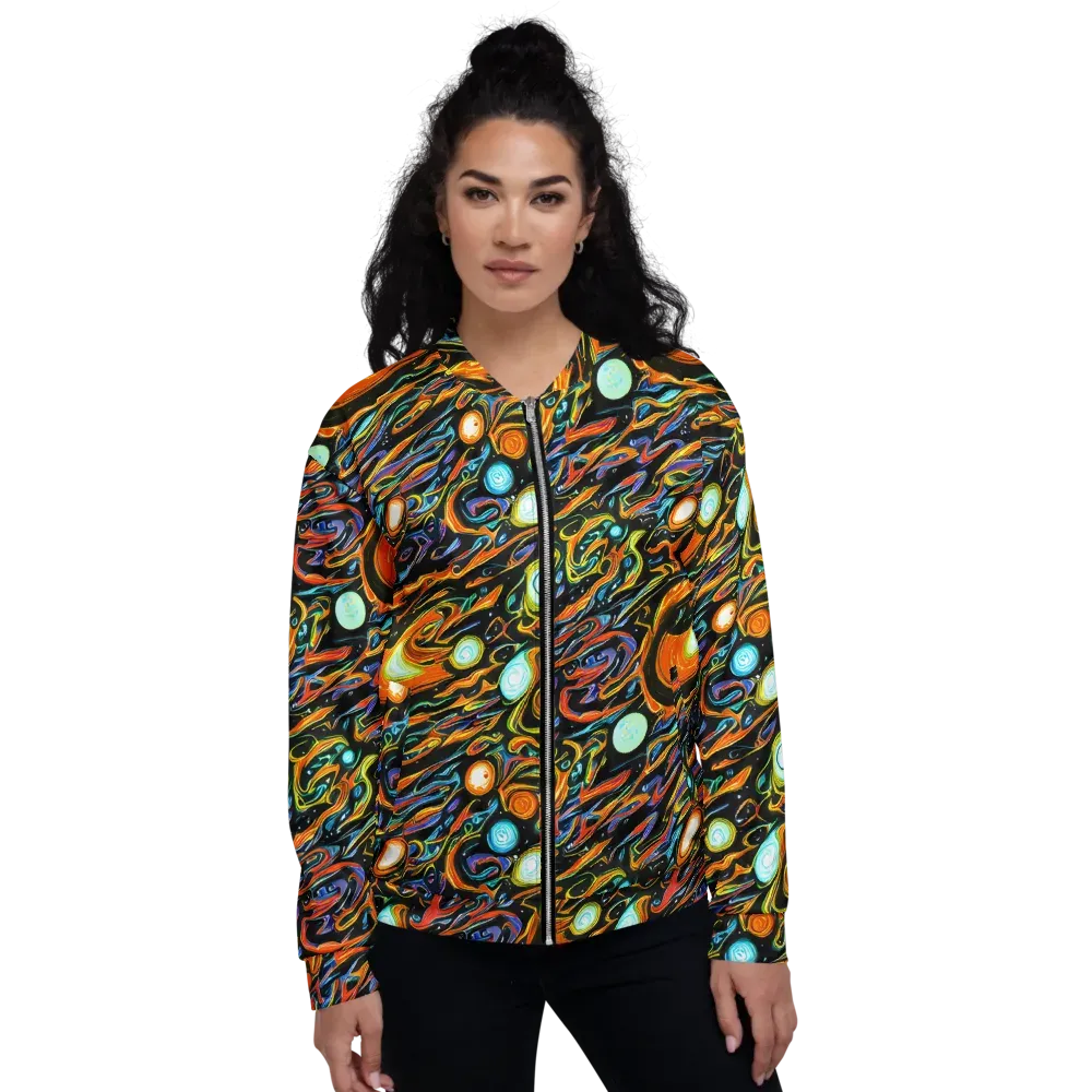 Solar Rush on Bomber Jacket — Front