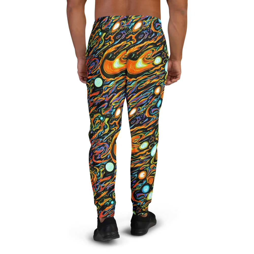 Solar Rush on Men's Joggers — Back