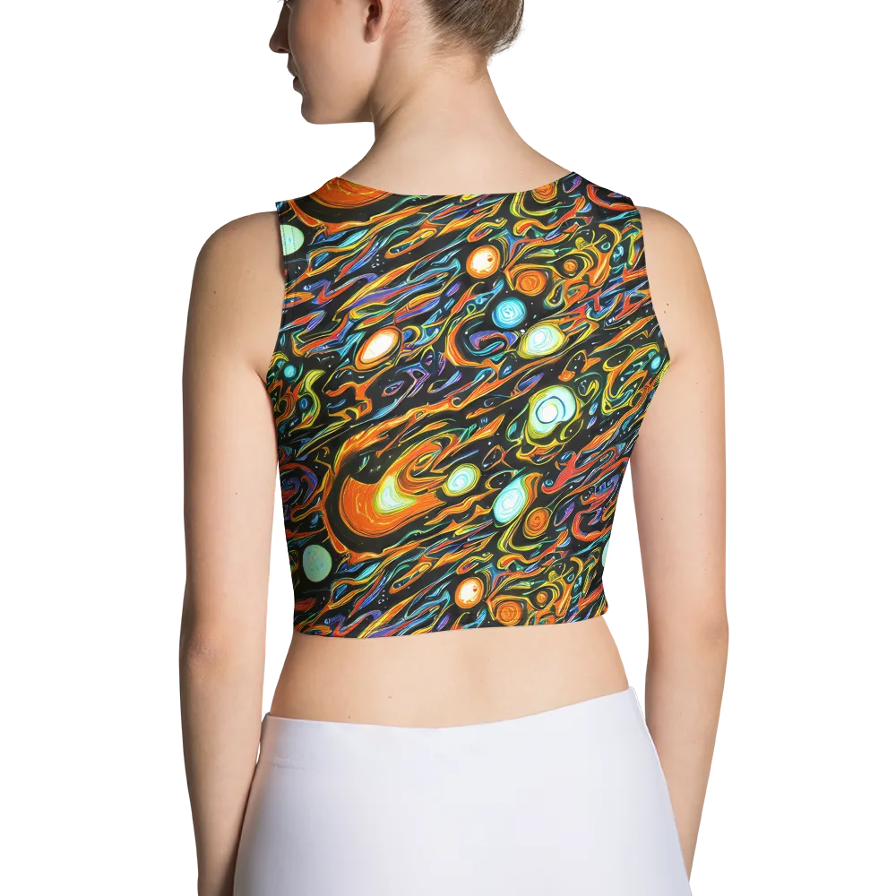 Solar Rush on Crop Top — Back