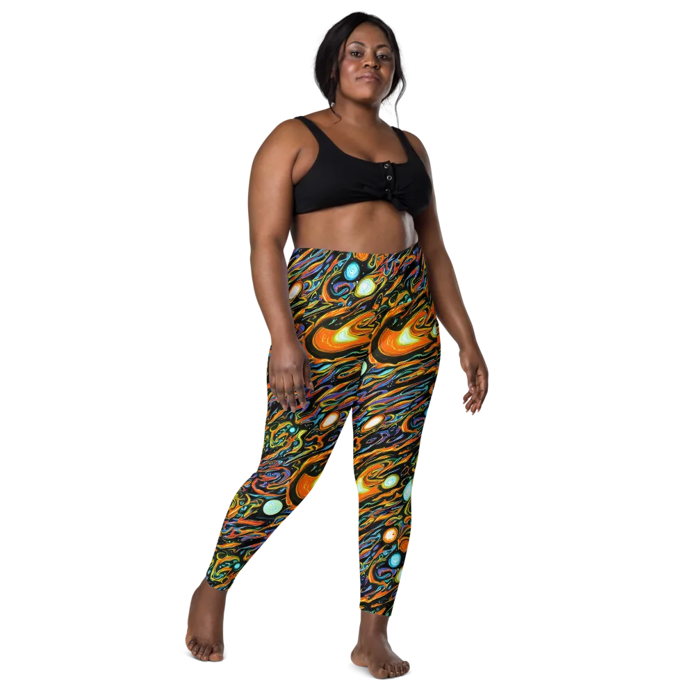 Solar Rush on Leggings with Pockets — Front