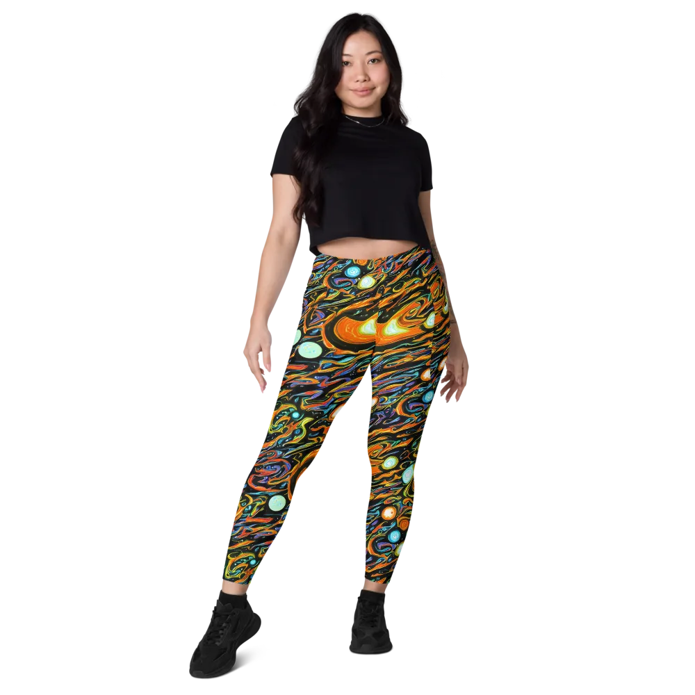 Solar Rush on Leggings with Pockets — Front
