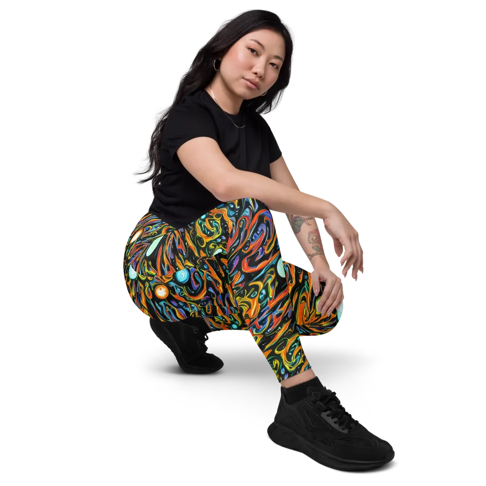 Solar Rush on Leggings with Pockets — Right Front