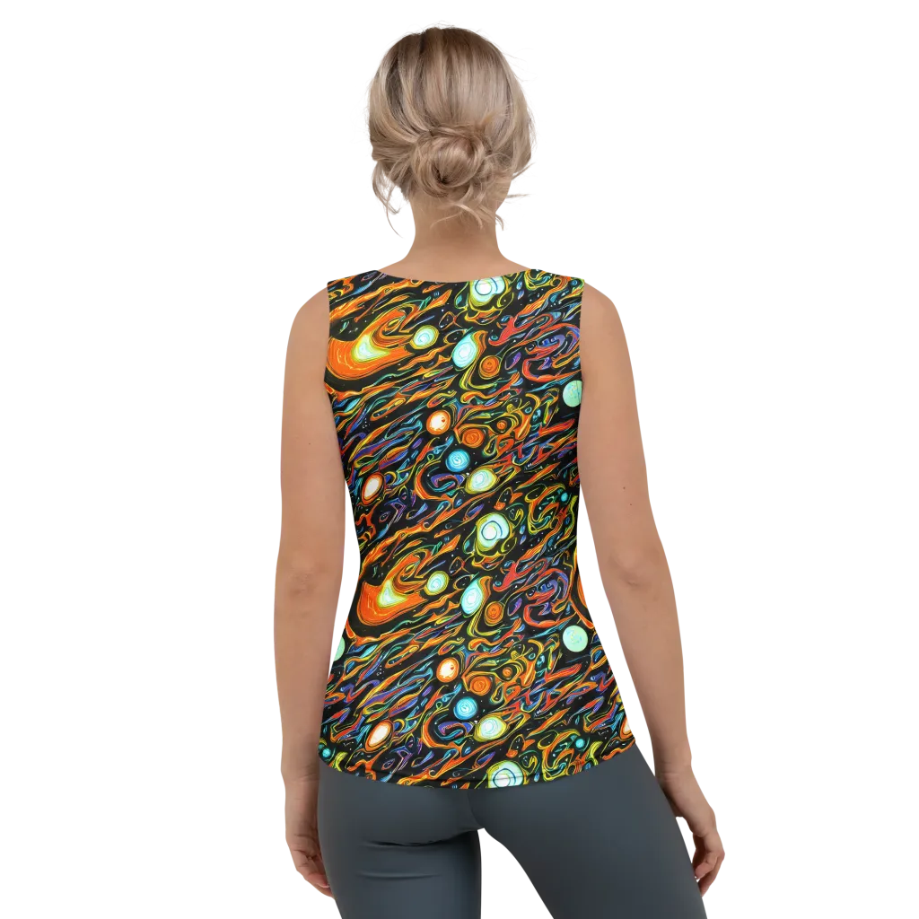 Solar Rush on Women's Tank Top — Back