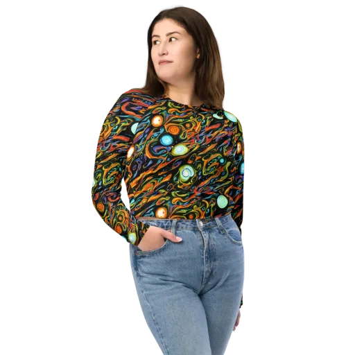 Solar Rush on a Long Sleeve Crop Top