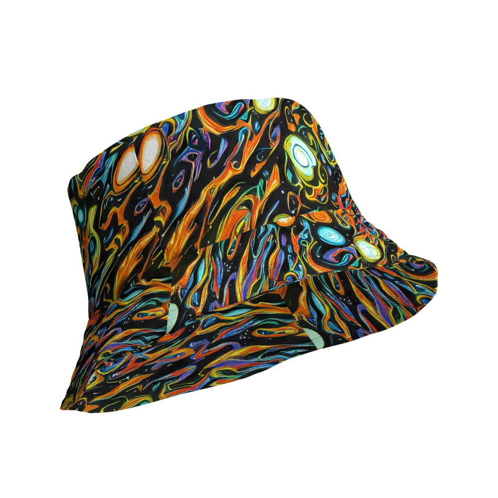 Solar Rush on Reversible Bucket Hat — Product details Outside