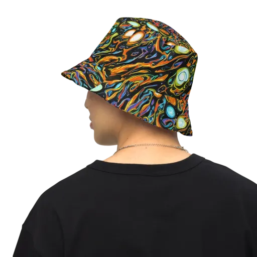 Solar Rush on a Reversible Bucket Hat