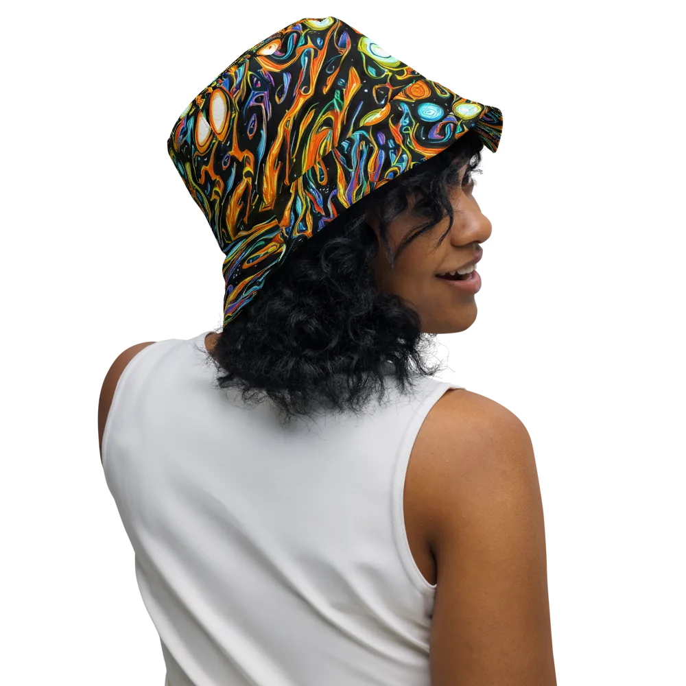 Solar Rush on Reversible Bucket Hat — Right Outside