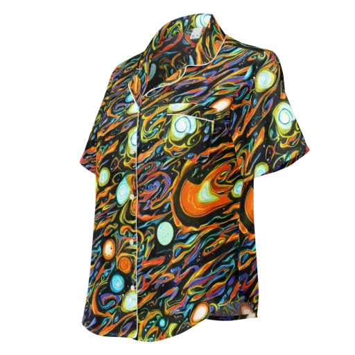 Solar Rush on a Women's Short Sleeve Pajama Top