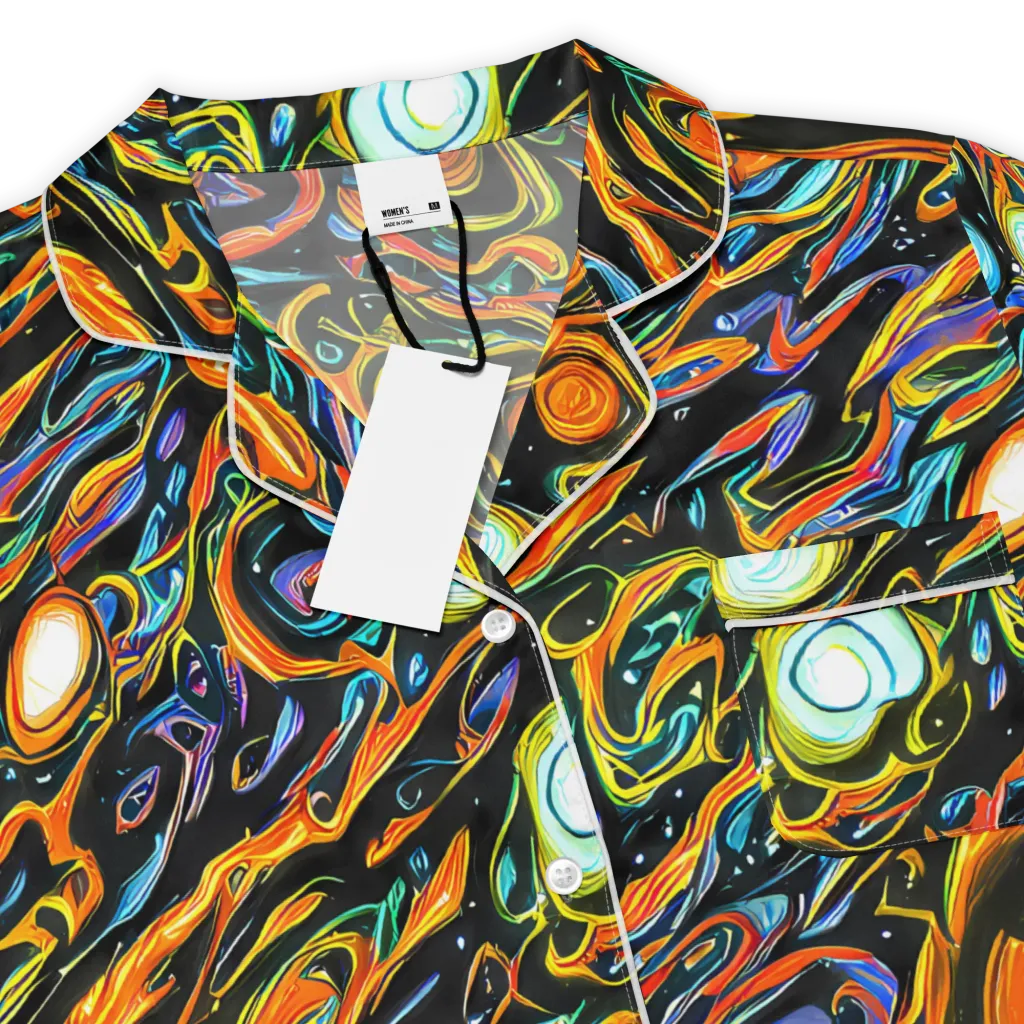 Solar Rush on Women's Short Sleeve Pajama Top — Product details