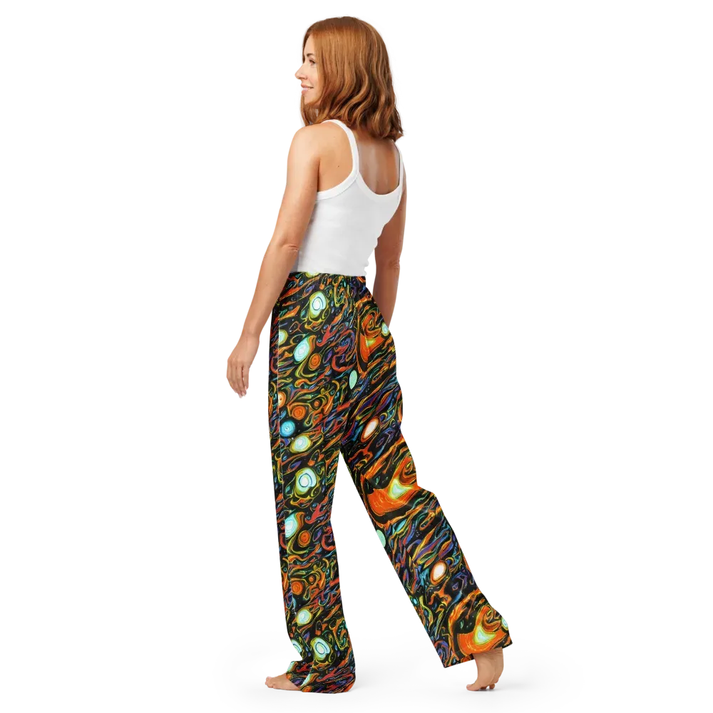 Solar Rush on Women's Pajama Pants — Back