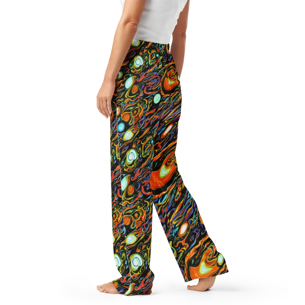 Solar Rush on Women's Pajama Pants — Left