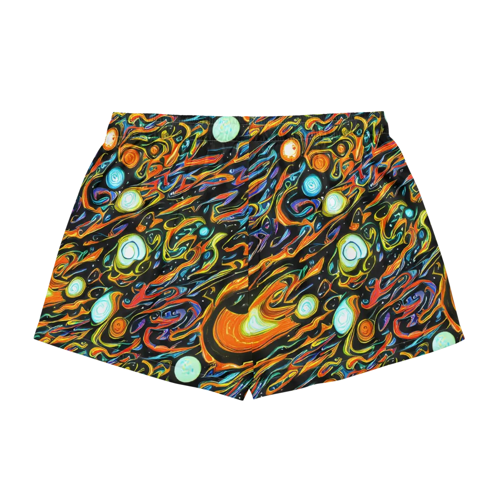 Solar Rush on Women's Pajama Shorts — Back
