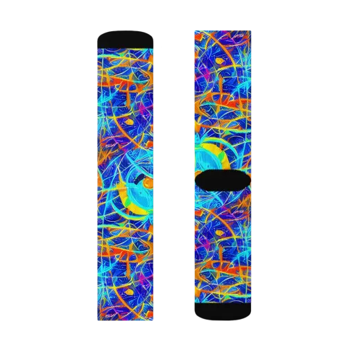 Neon Entanglement on a Socks