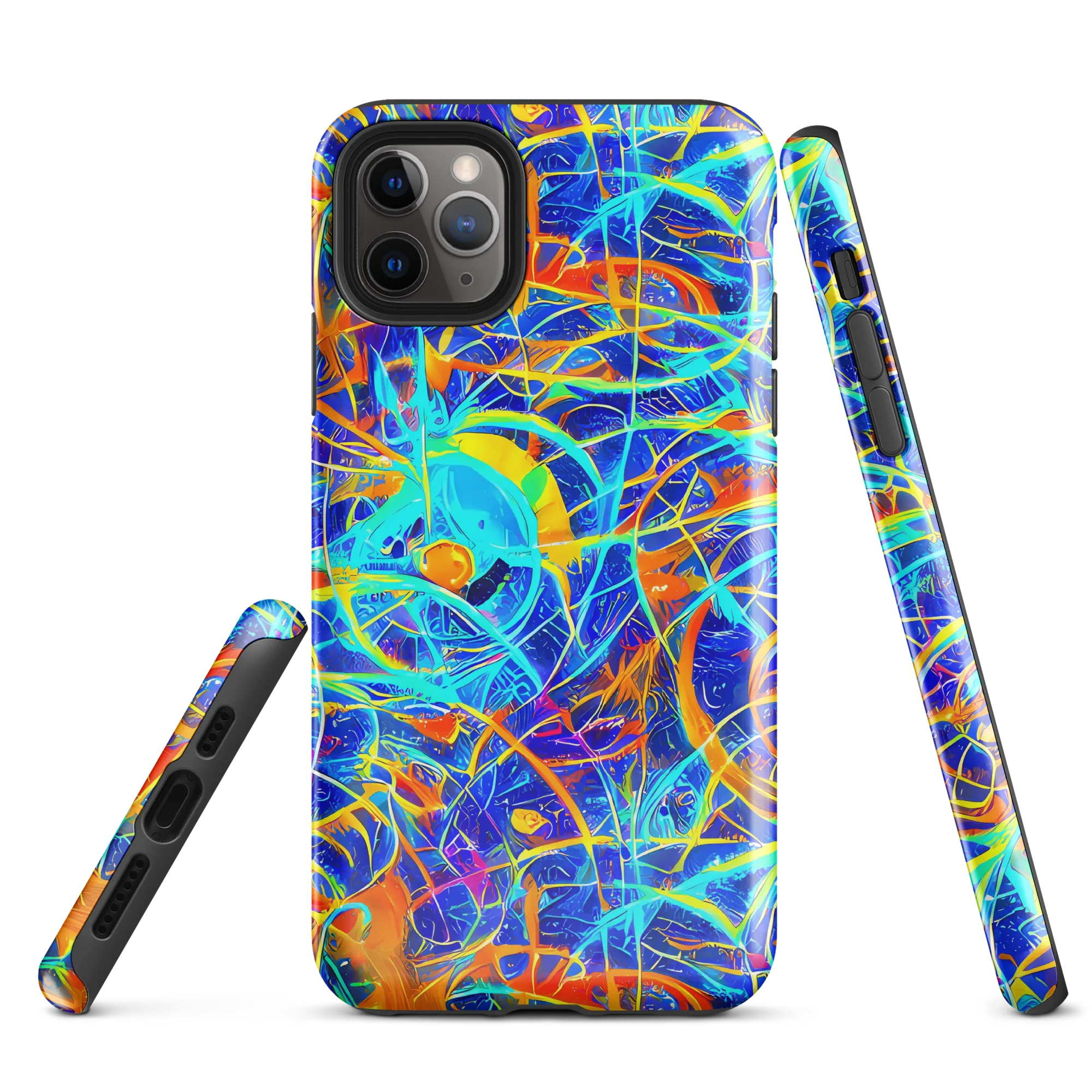 Neon Entanglement on Tough Case for iPhone® — Front