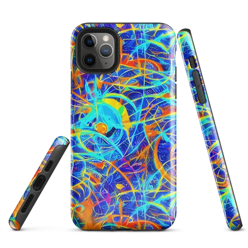 Neon Entanglement on a Tough Case for iPhone®