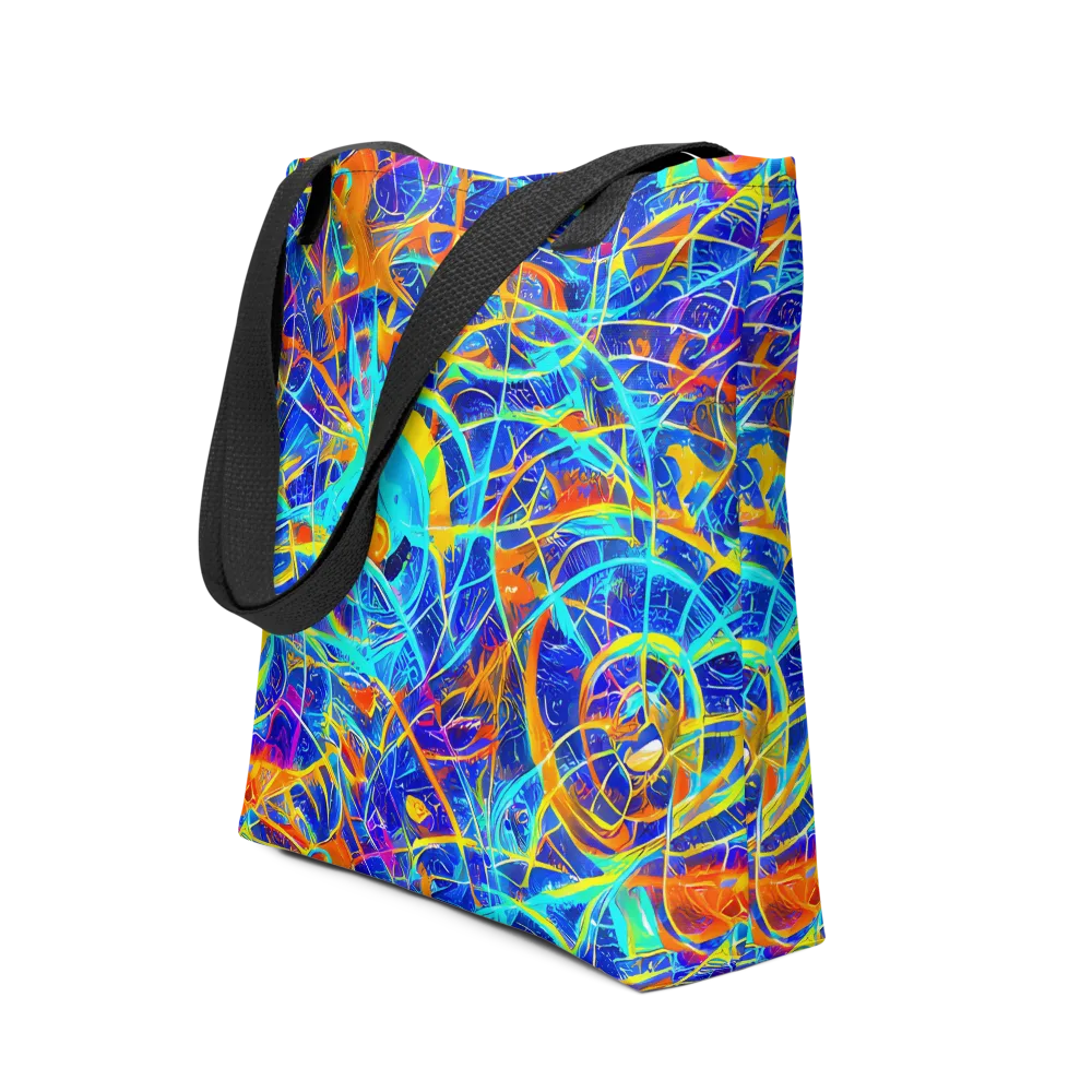 Neon Entanglement on Tote Bag — Front