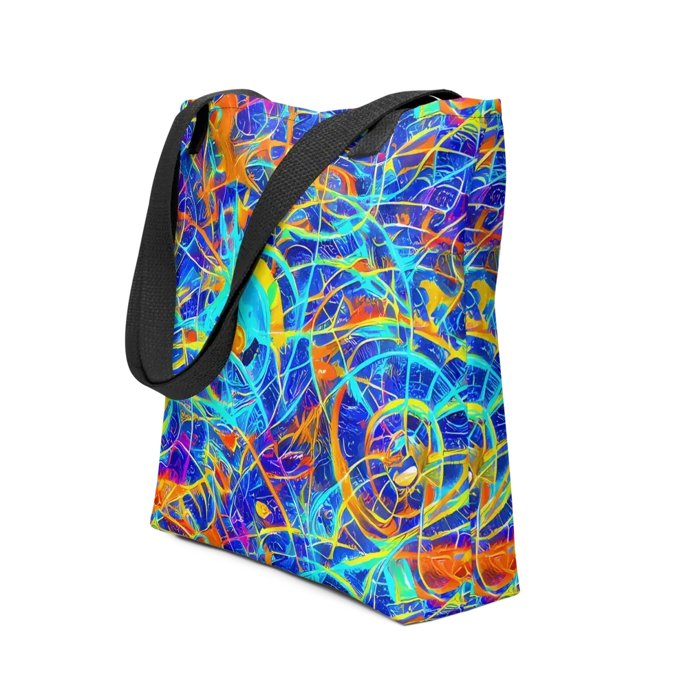 Neon Entanglement on Tote Bag — Front