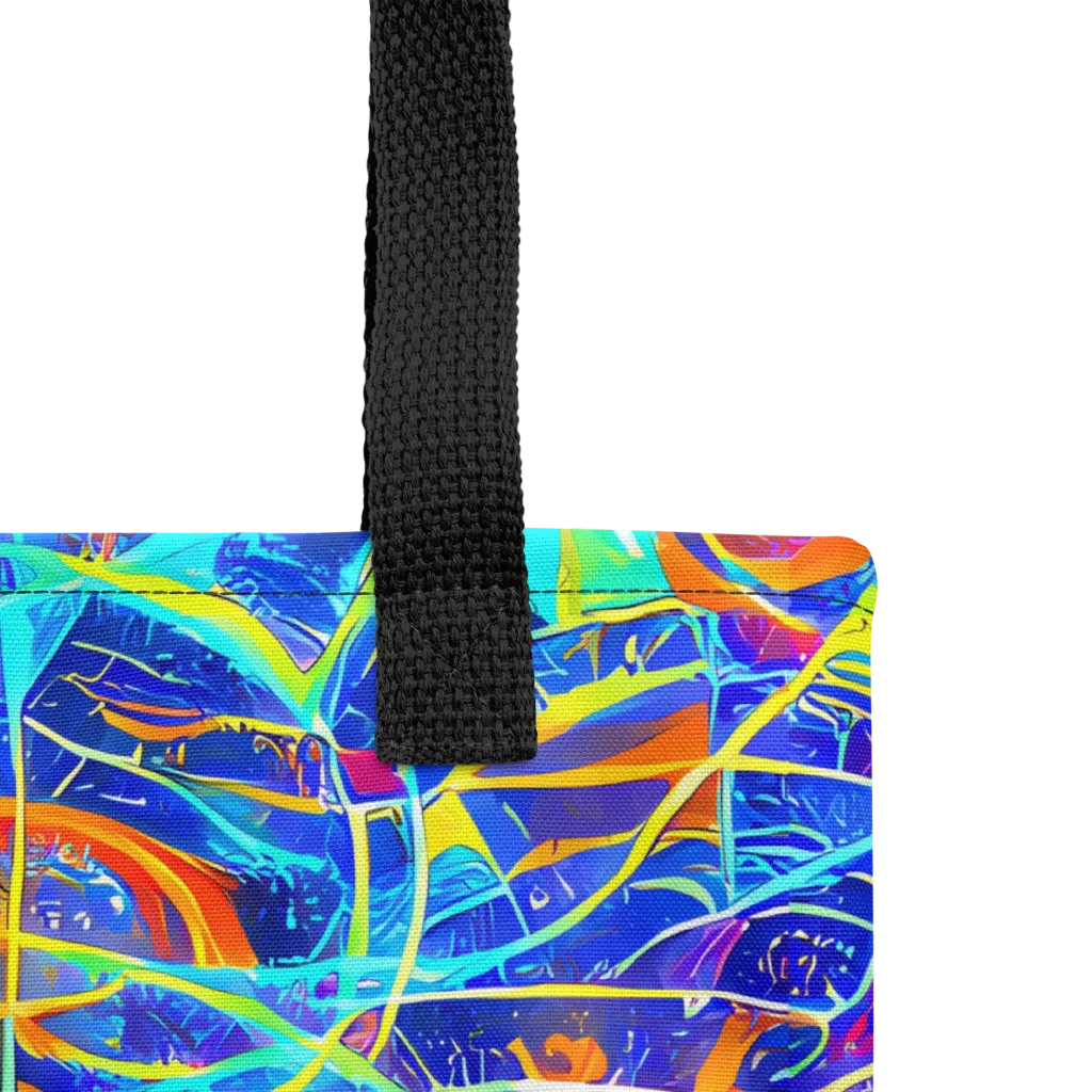 Neon Entanglement on Tote Bag — Product details