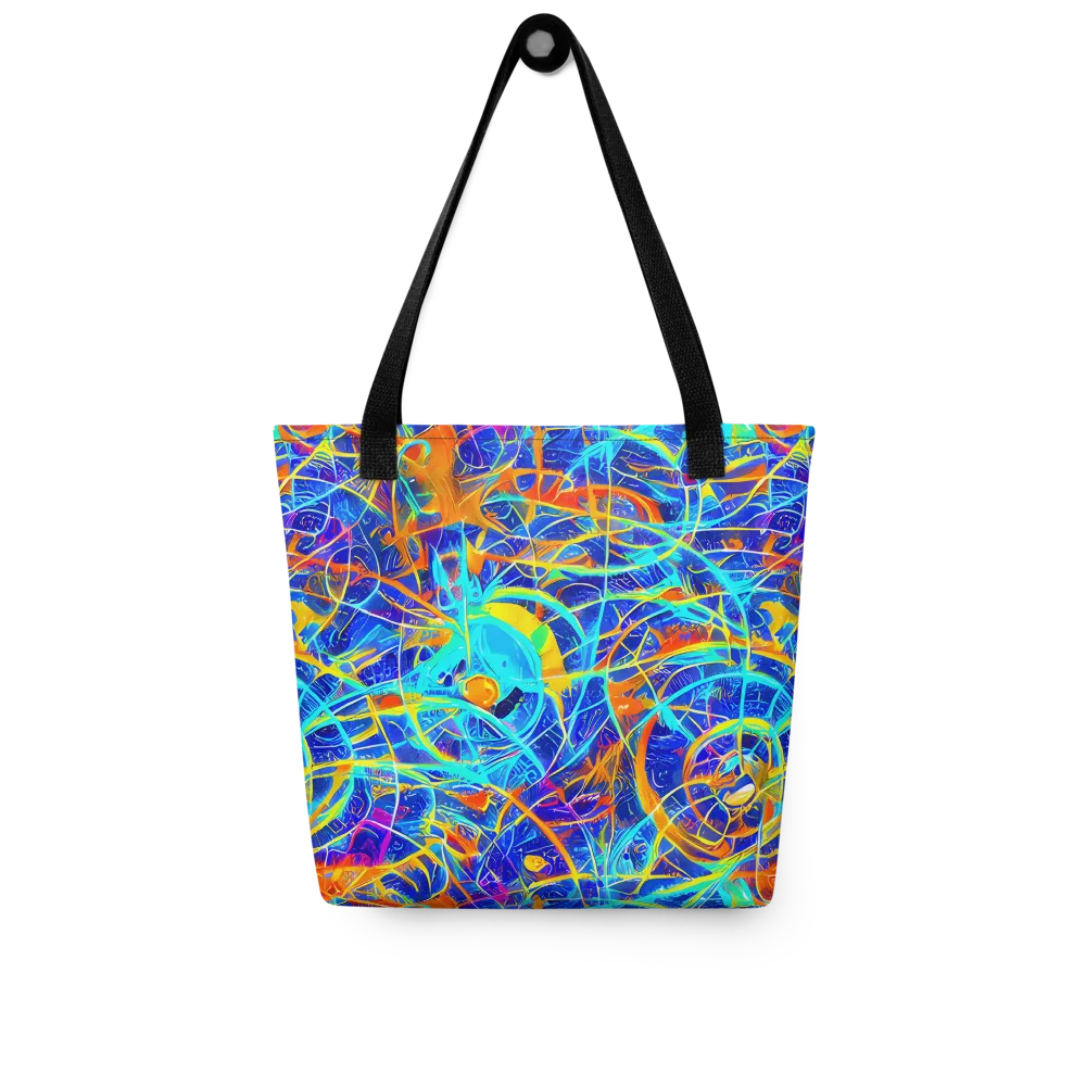 Neon Entanglement on Tote Bag — Front