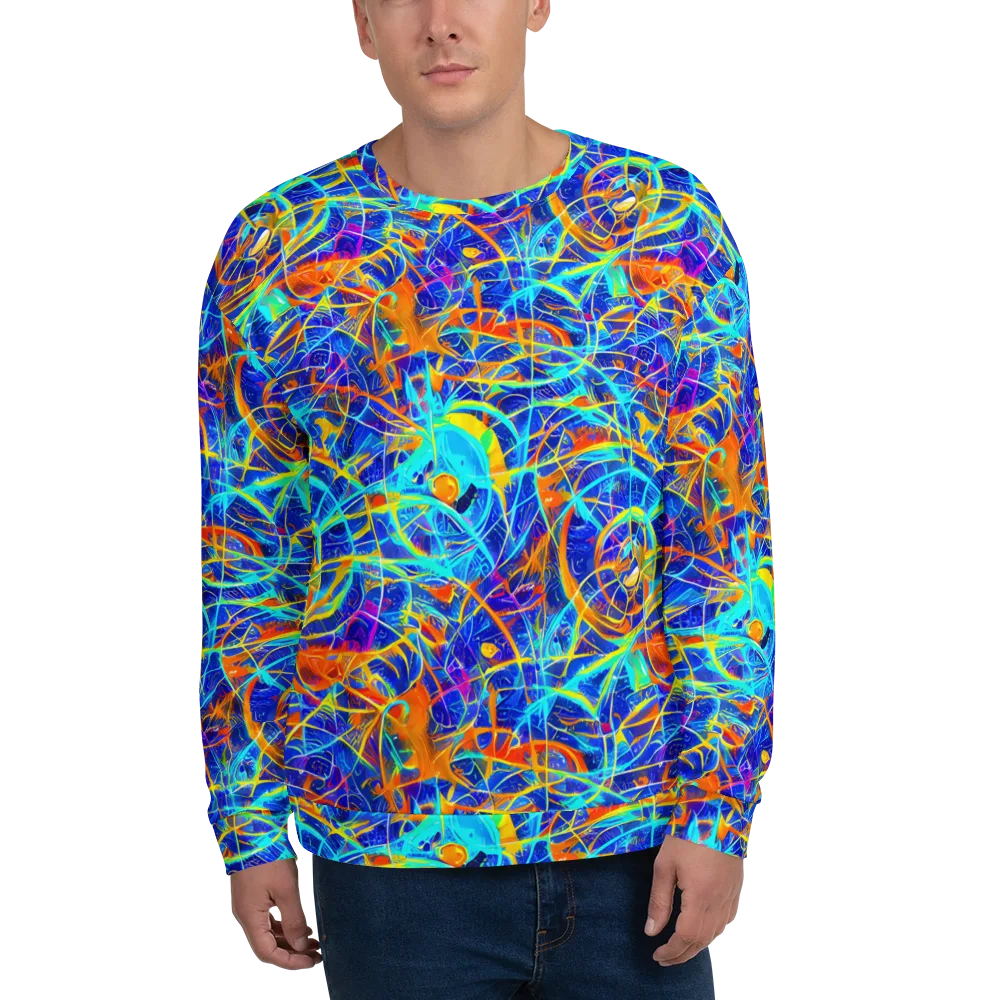 Neon Entanglement on Sweatshirt — Front