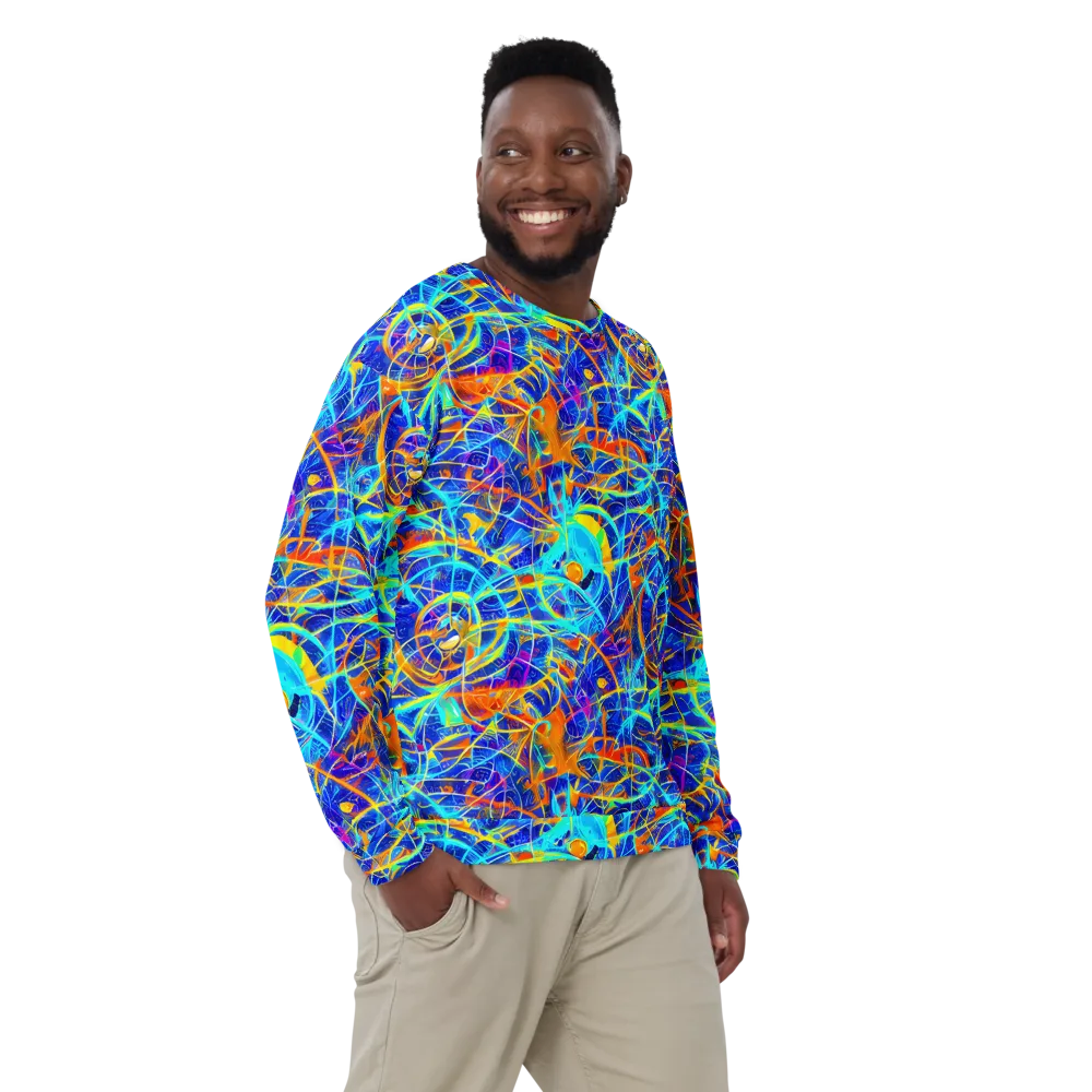 Neon Entanglement on Sweatshirt — Front
