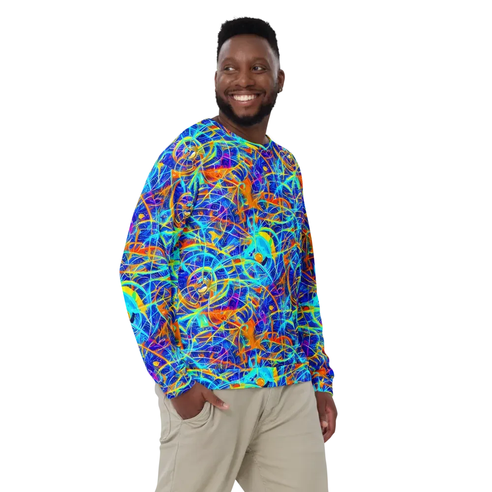 Neon Entanglement on Sweatshirt — Front