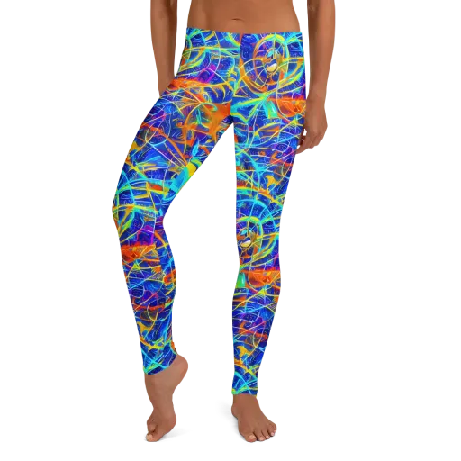 Neon Entanglement on a Leggings