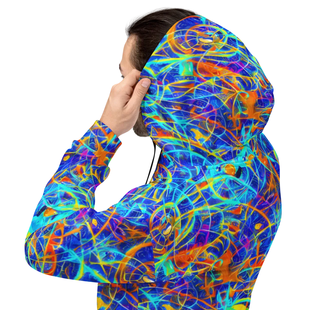 Neon Entanglement on Hoodie — Back
