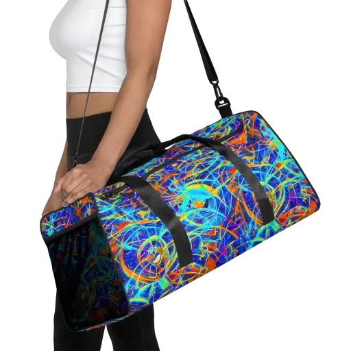 Neon Entanglement on a Duffle Bag