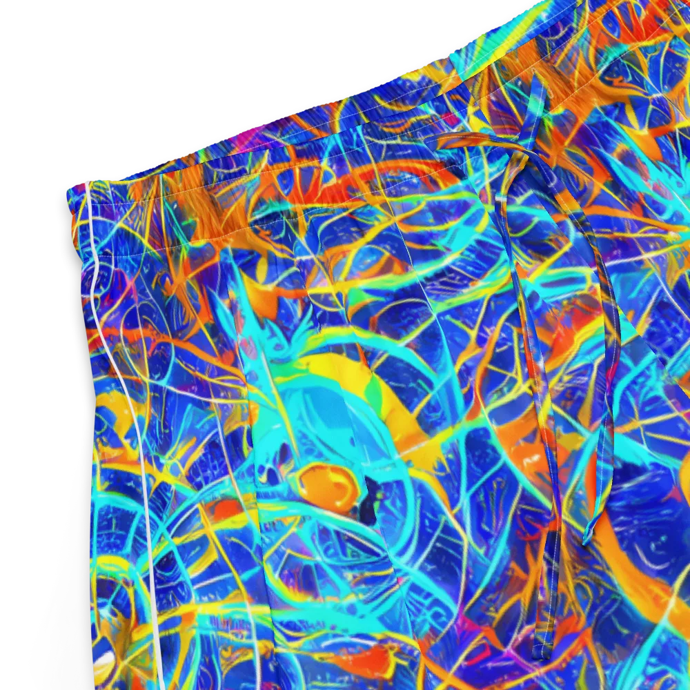 Neon Entanglement on Women's Pajama Shorts — Product details