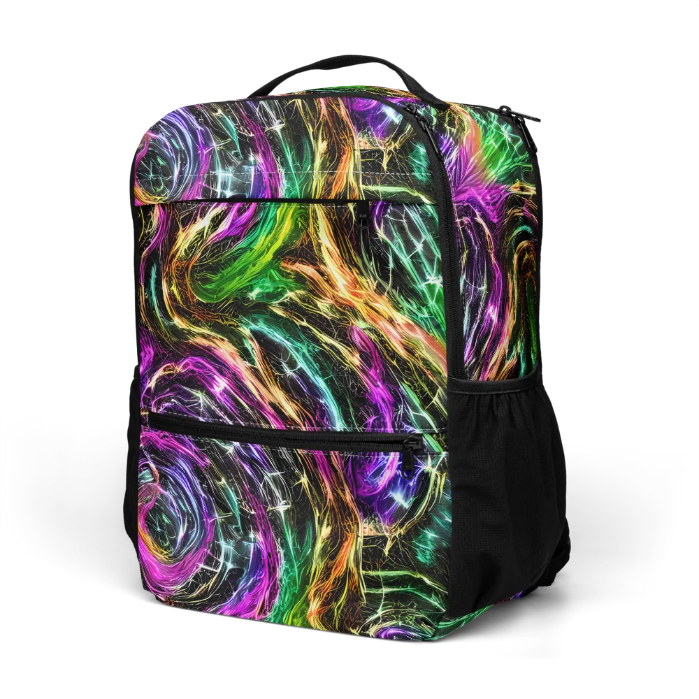 Liquid Riot on Utility Backpack — Left Front