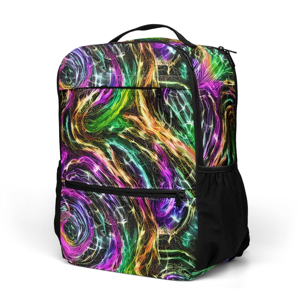 Liquid Riot on Utility Backpack — Left Front