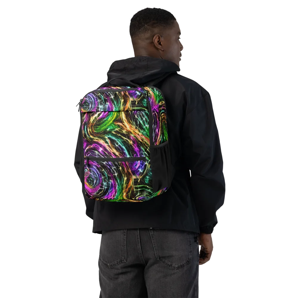 Liquid Riot on Utility Backpack — Back
