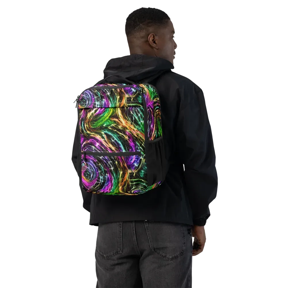 Liquid Riot on Utility Backpack — Back