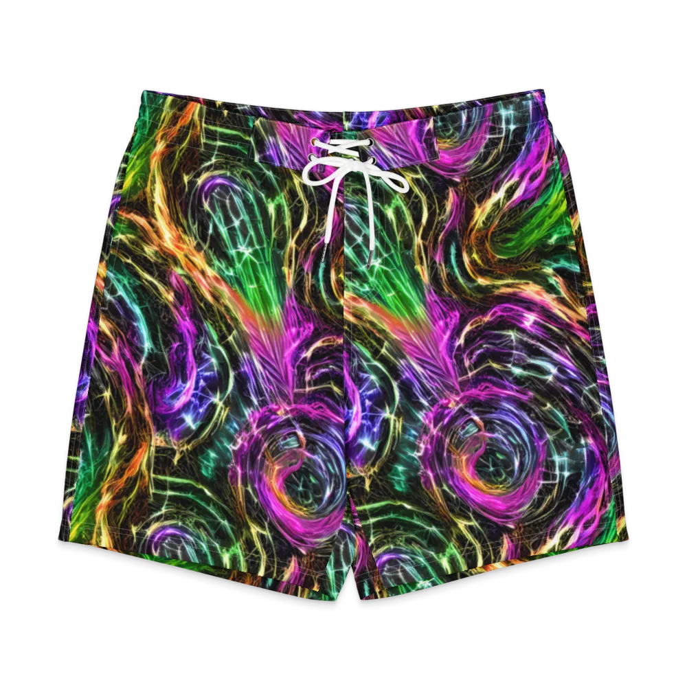 Liquid Riot on Men's Board Shorts — Front
