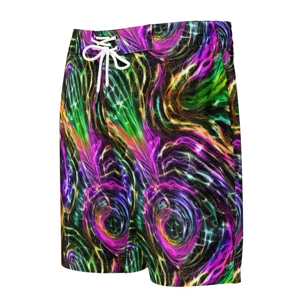 Liquid Riot on Men's Board Shorts — Front