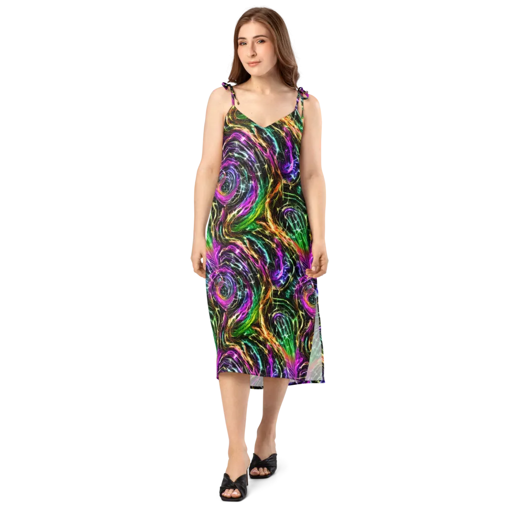 Liquid Riot on Slip Dress — Front