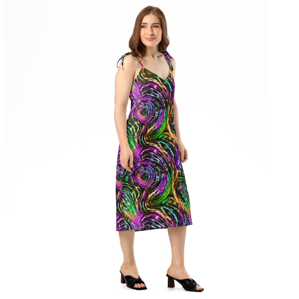 Liquid Riot on Slip Dress — Right Front