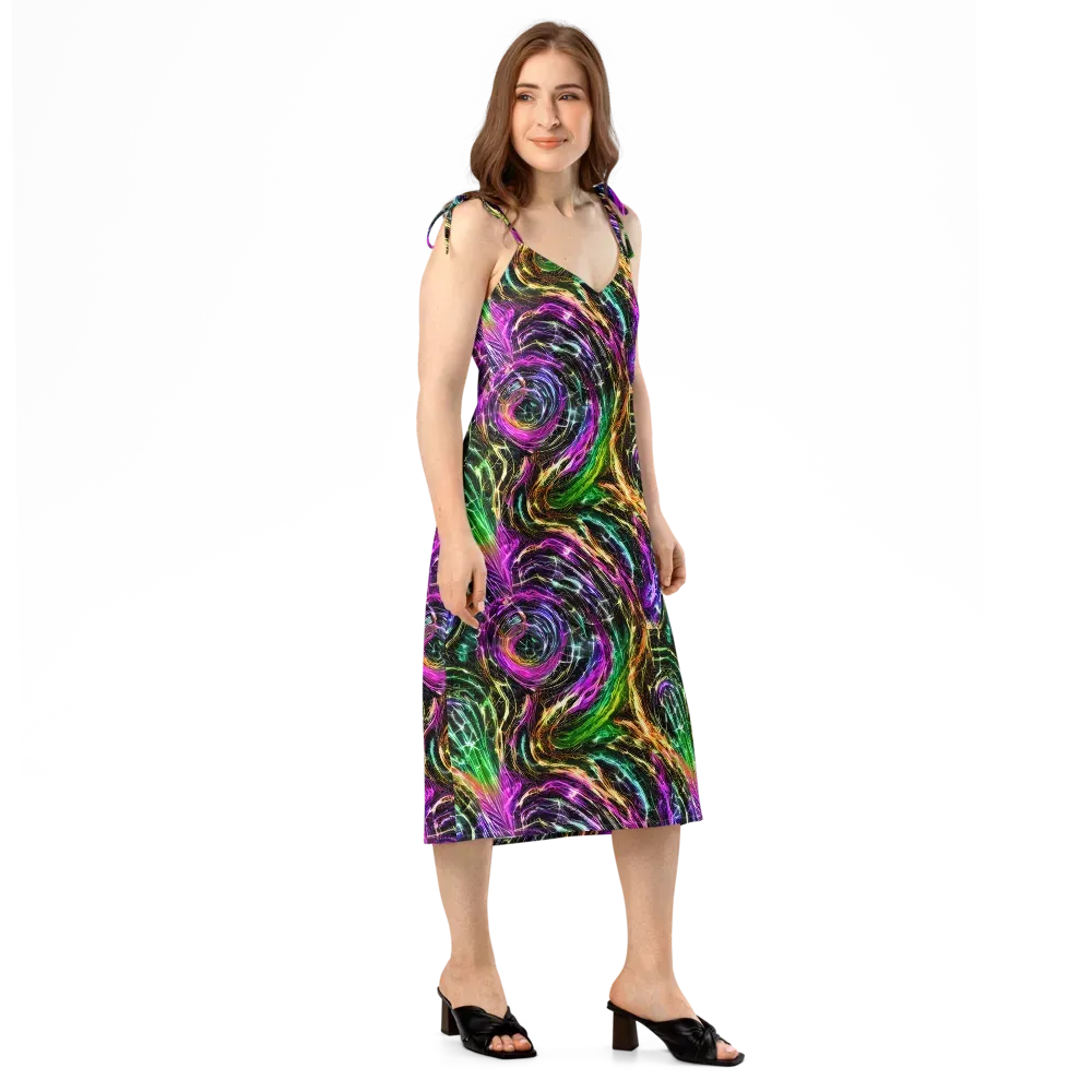 Liquid Riot on Slip Dress — Right Front