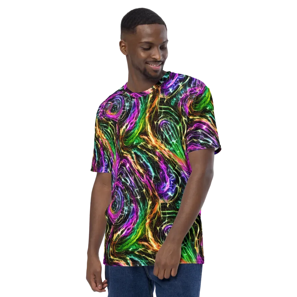 Liquid Riot on Men's Crew Neck T-Shirt — Left