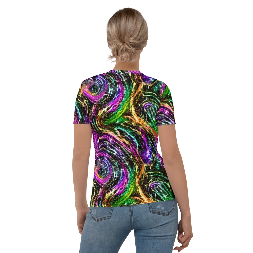 Liquid Riot on Women's Crew Neck T-Shirt — Back